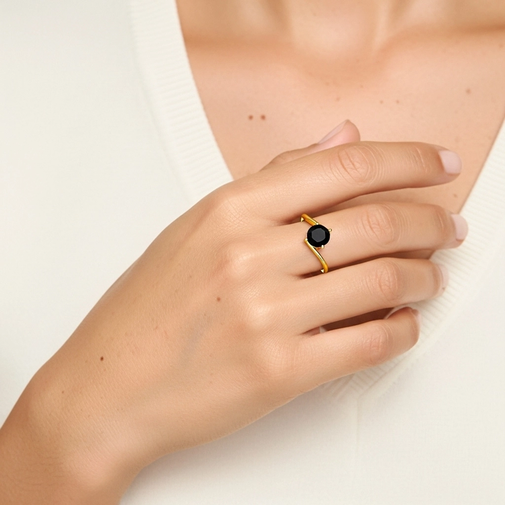 Solitaire East West Engagement Ring 1.00ct Cubic Zirconia