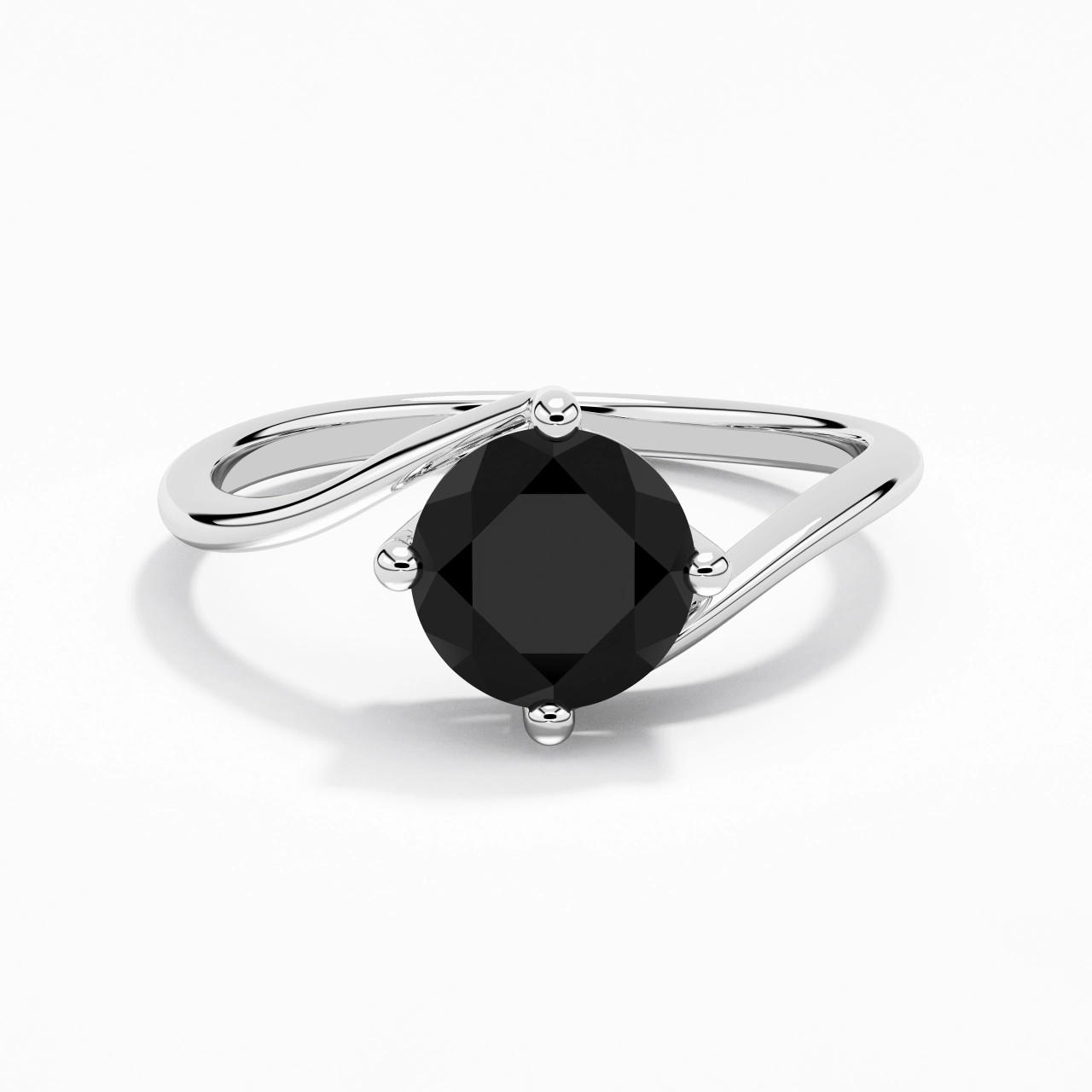 Solitaire Est Ouest Bague de fiançailles 2.00ct Zircon cubique