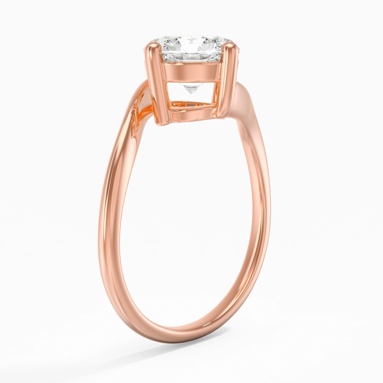 Solitaire Est Ouest Bague de fiançailles 2.00ct Moissanite