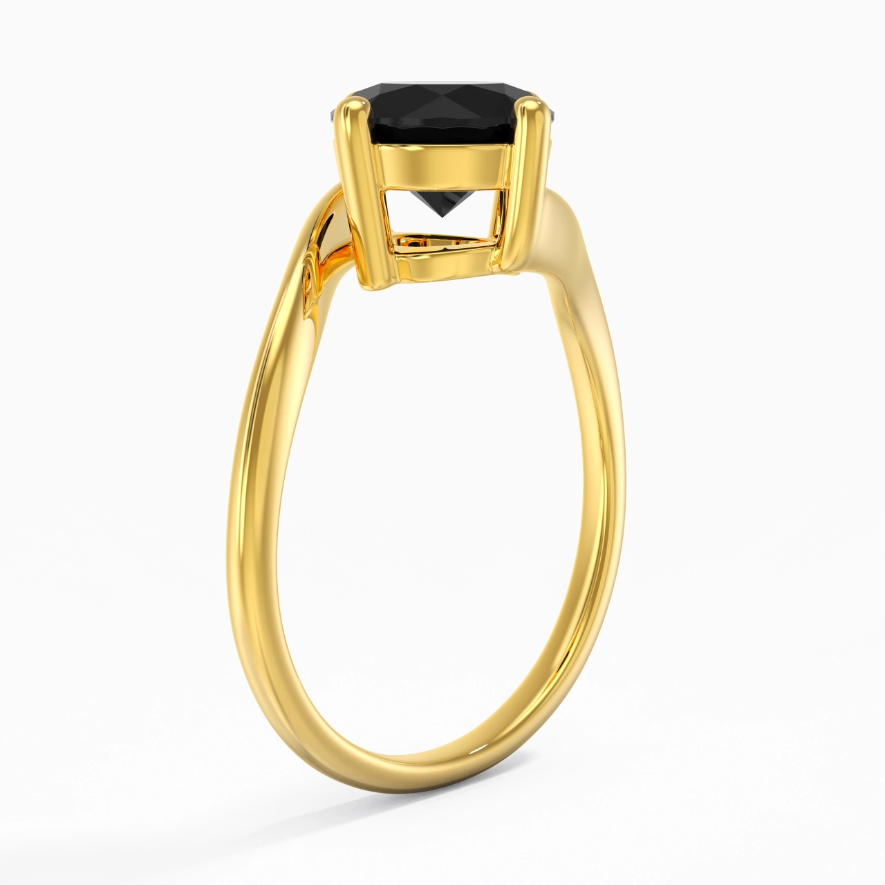 Solitaire Est Ouest Bague de fiançailles 2.00ct Zircon cubique