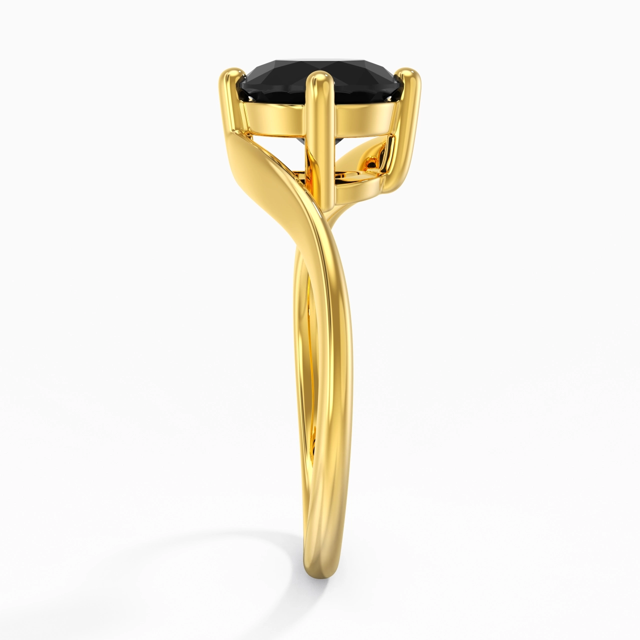 Solitaire Est Ouest Bague de fiançailles 2.00ct Zircon cubique
