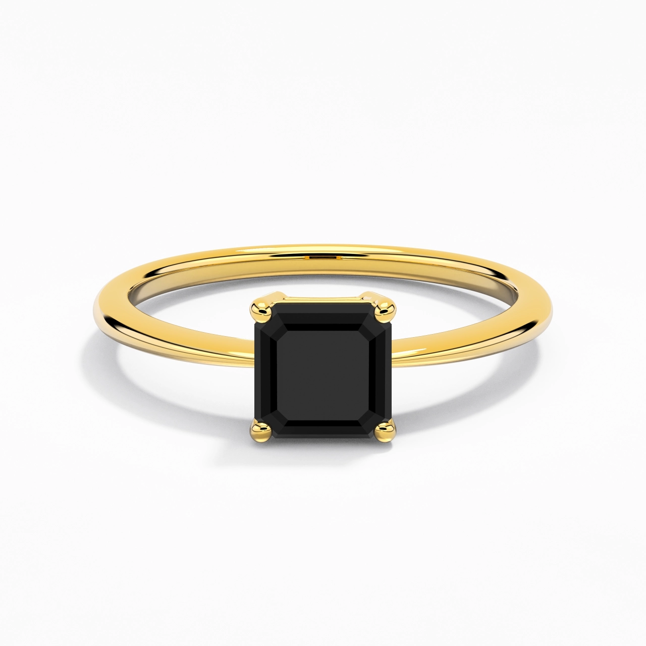 Argent sterling 925 Zircon cubique Bague de fiançailles