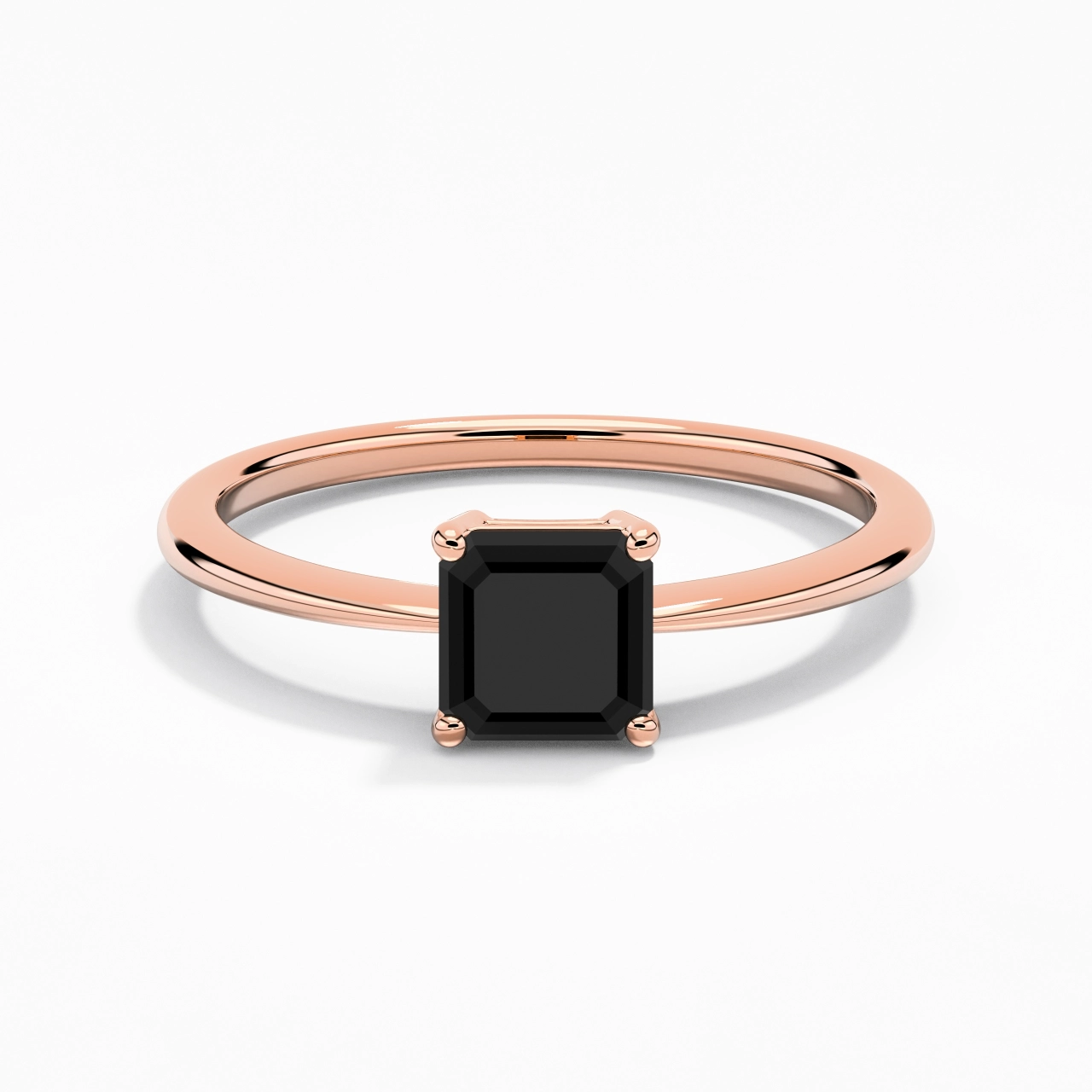 Argent sterling 925 Zircon cubique Bague de fiançailles