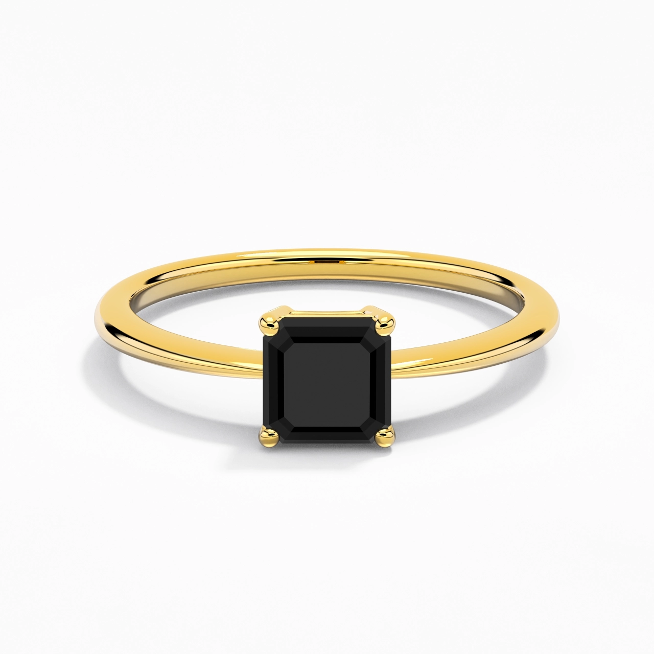 Argent sterling 925 Zircon cubique Bague de fiançailles