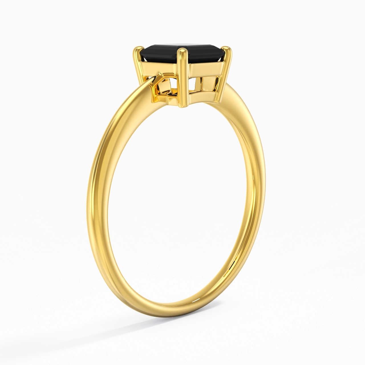 Argent sterling 925 Zircon cubique Bague de fiançailles