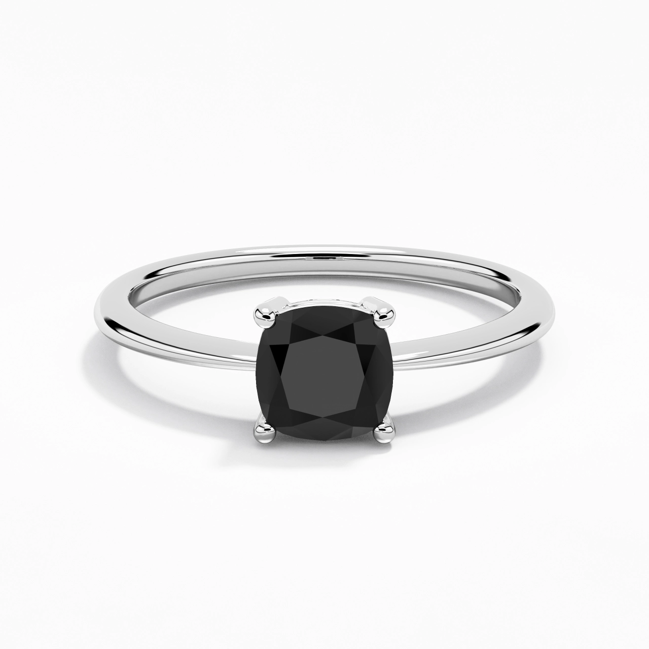 925 Sterling Silver Cubic Zirconia Engagement Ring