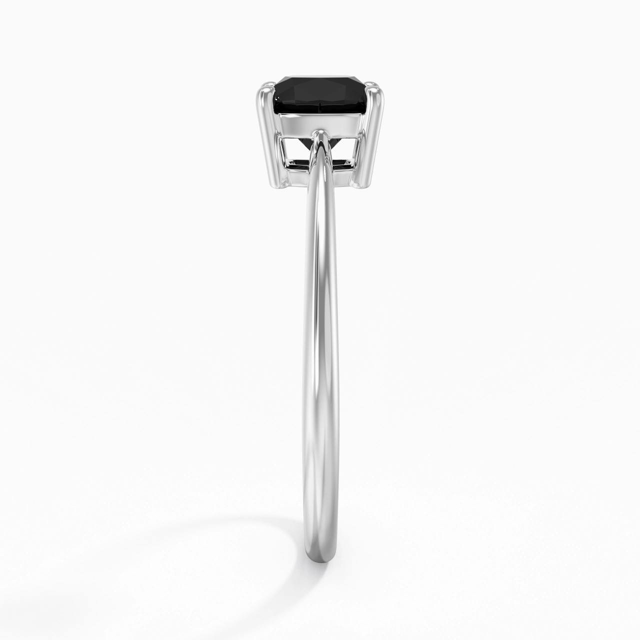 925 Sterling Silver Cubic Zirconia Engagement Ring