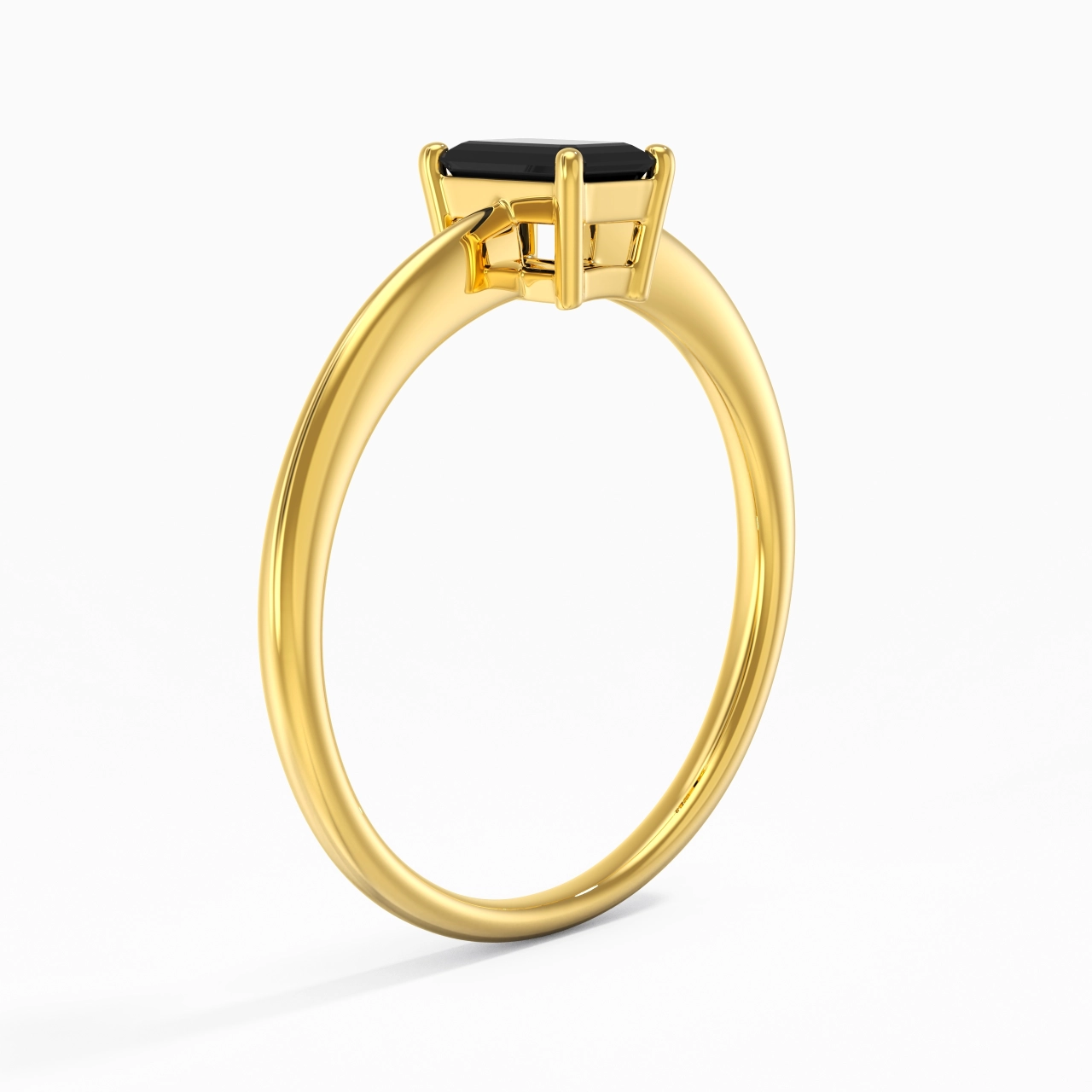 Argent sterling 925 Zircon cubique Bague de fiançailles
