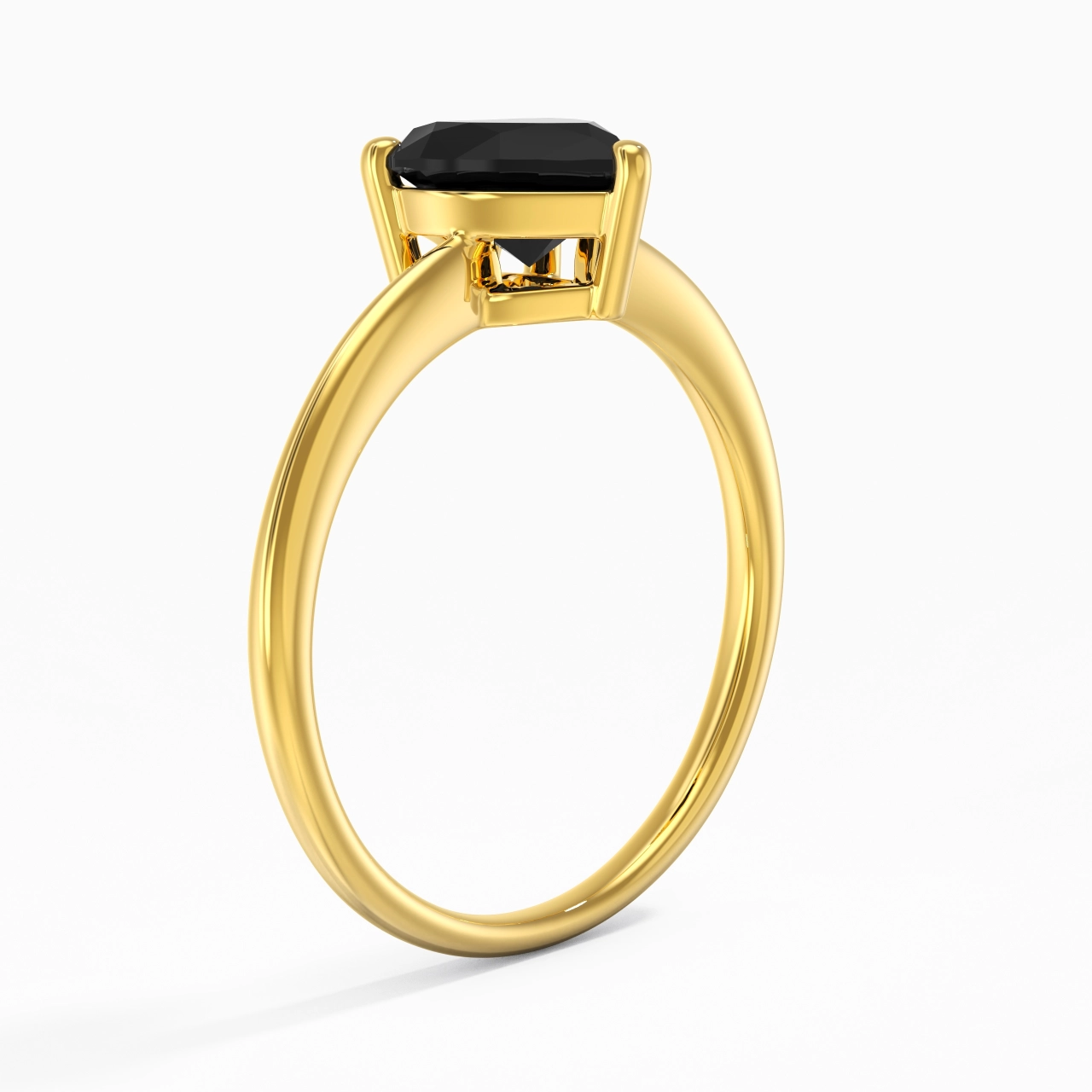 Argent sterling 925 Zircon cubique Bague de fiançailles