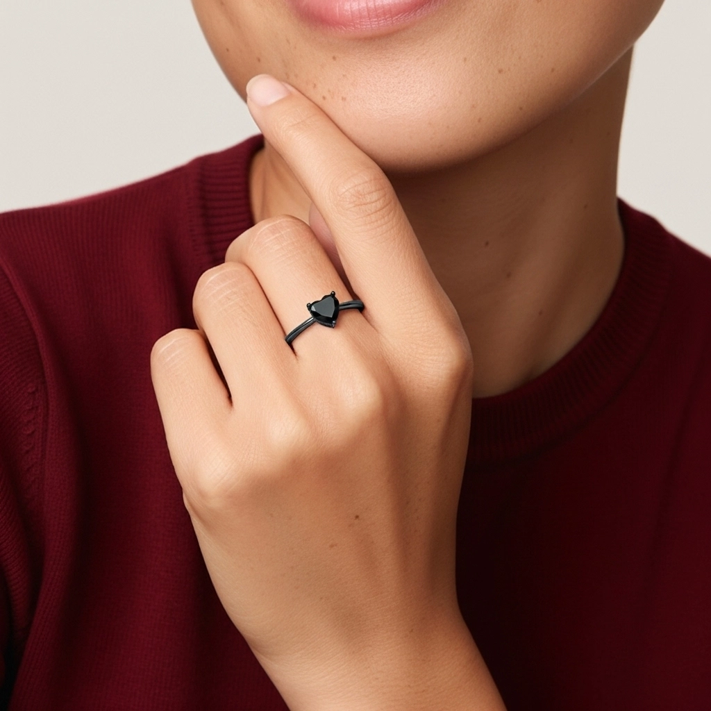 925 Sterling Silver Cubic Zirconia Engagement Ring