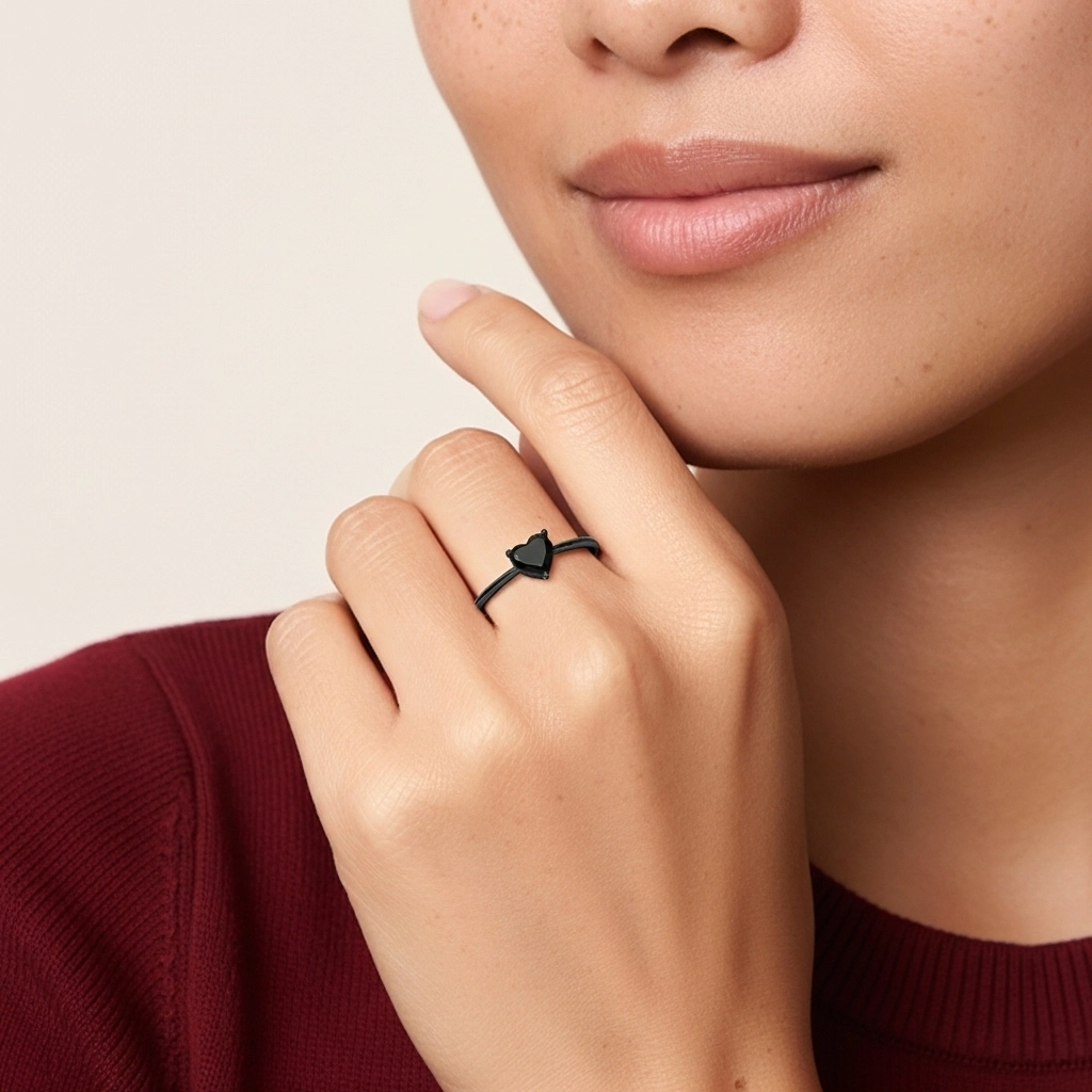 925 Sterling Silver Cubic Zirconia Engagement Ring