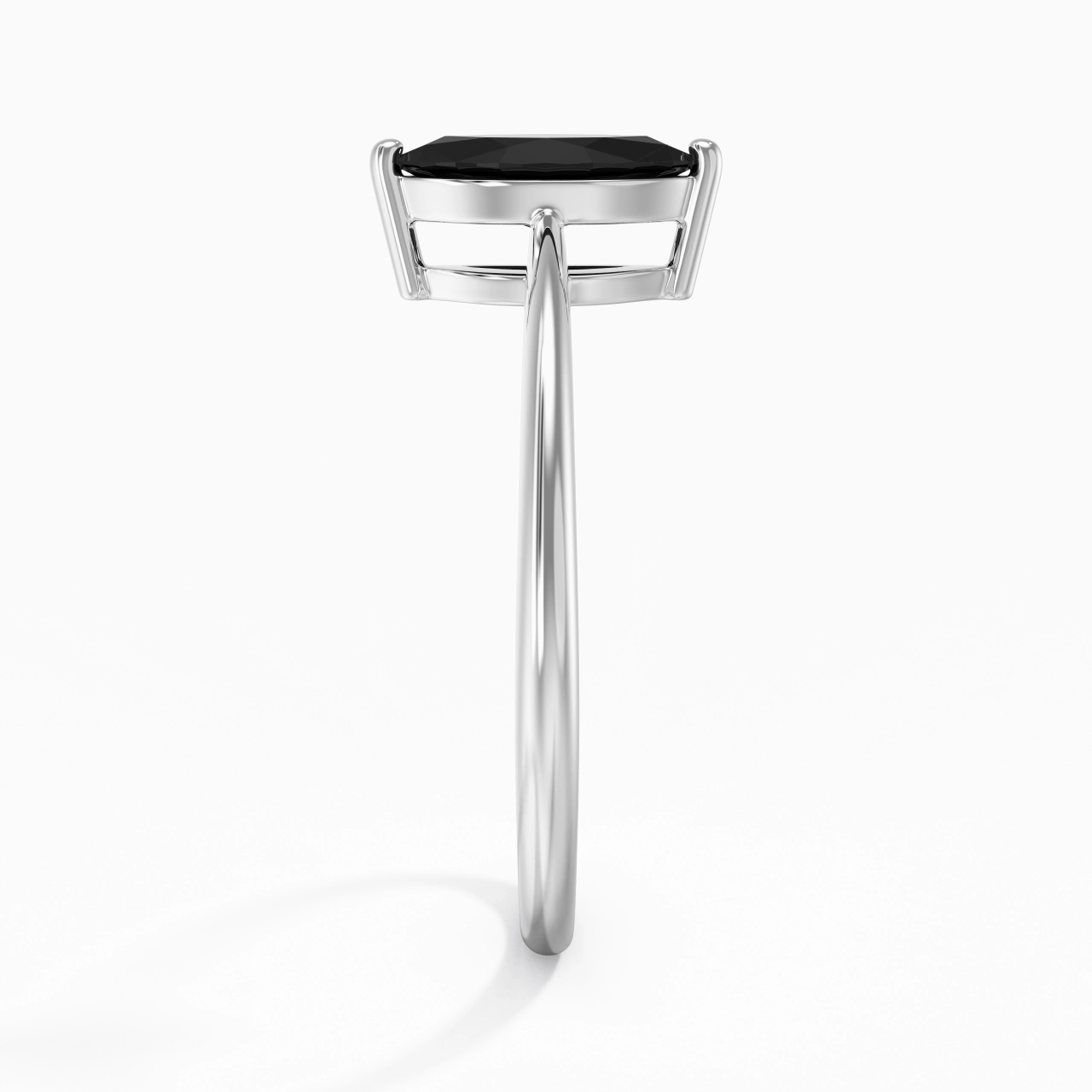 925 Sterling Silver Cubic Zirconia Engagement Ring