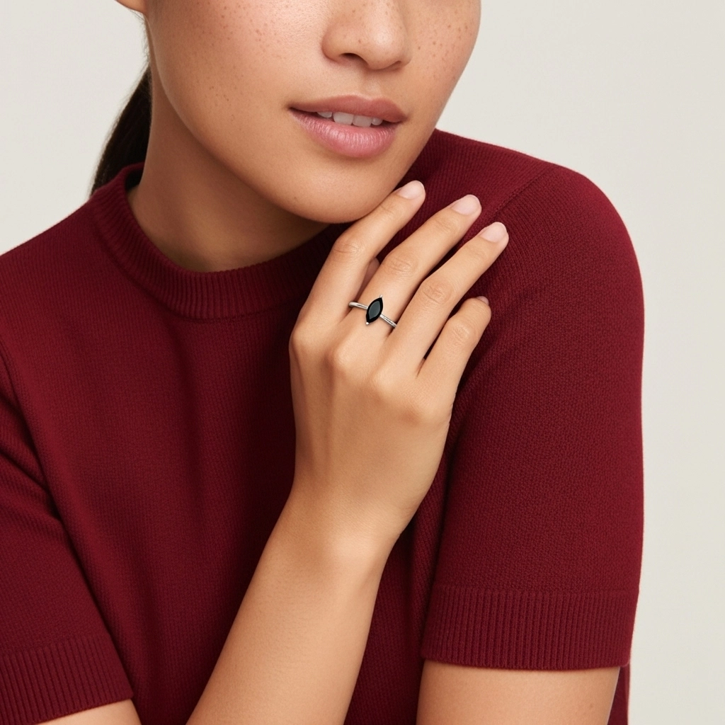 925 Sterling Silver Cubic Zirconia Engagement Ring