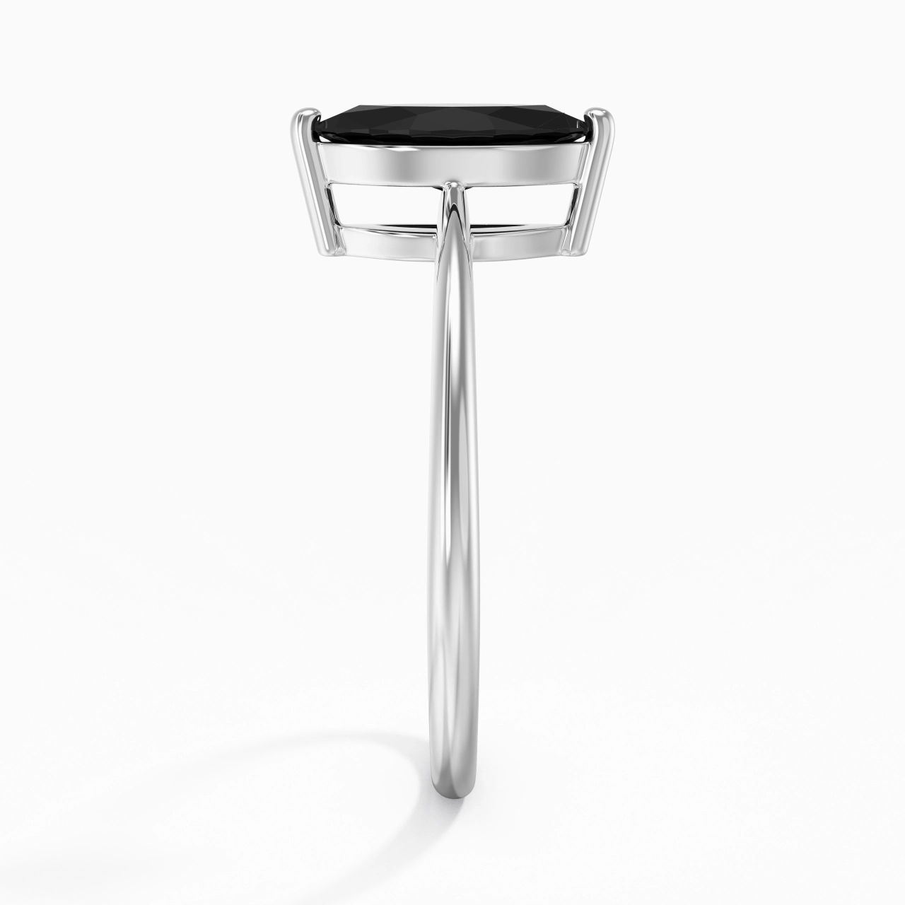 Plata esterlina 925 Circonio cúbico Anillo de Compromiso