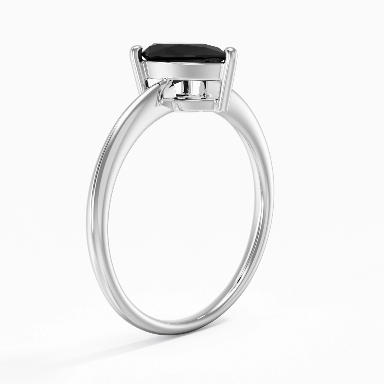 925 Sterling Silver Cubic Zirconia Engagement Ring