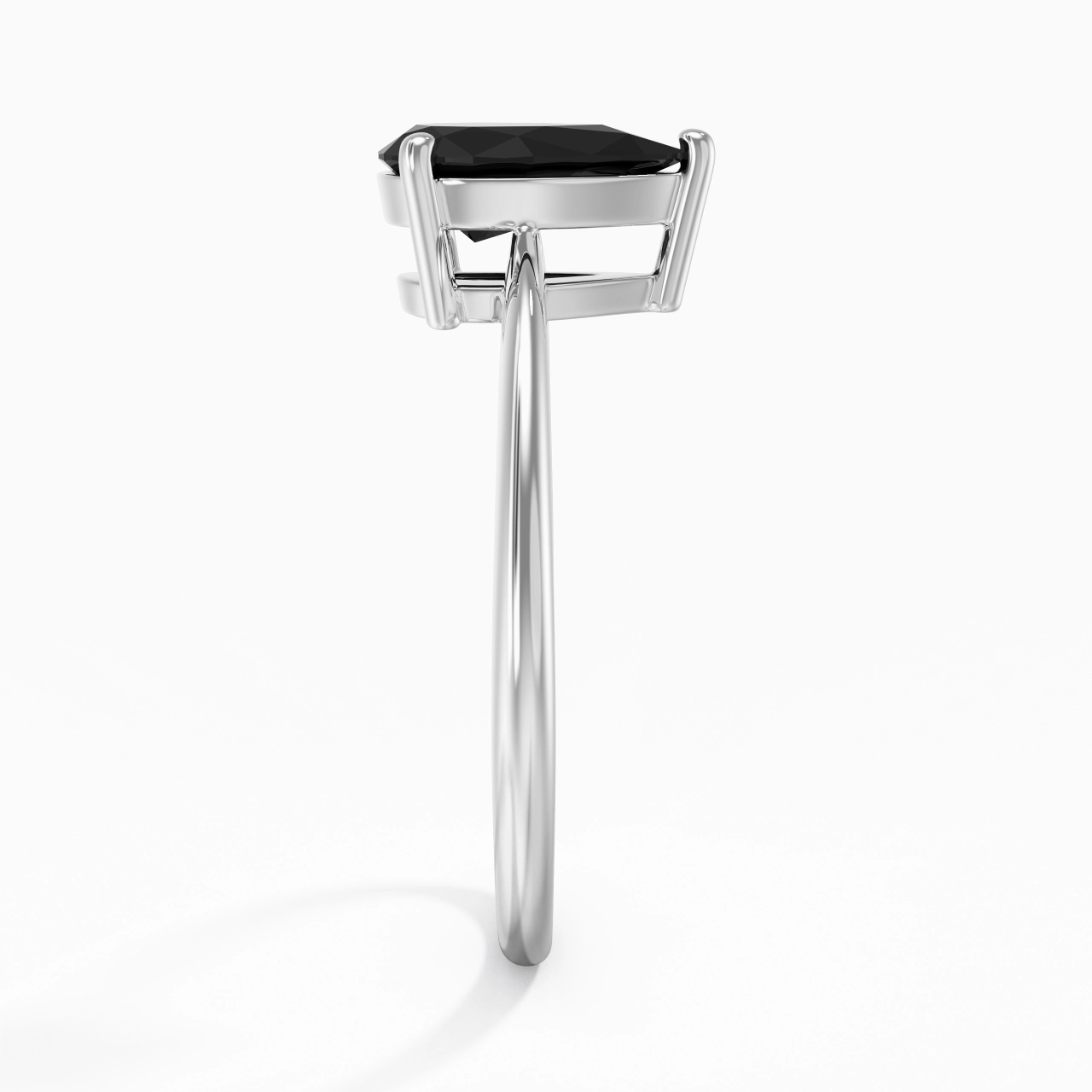 925 Sterling Silver Cubic Zirconia Engagement Ring