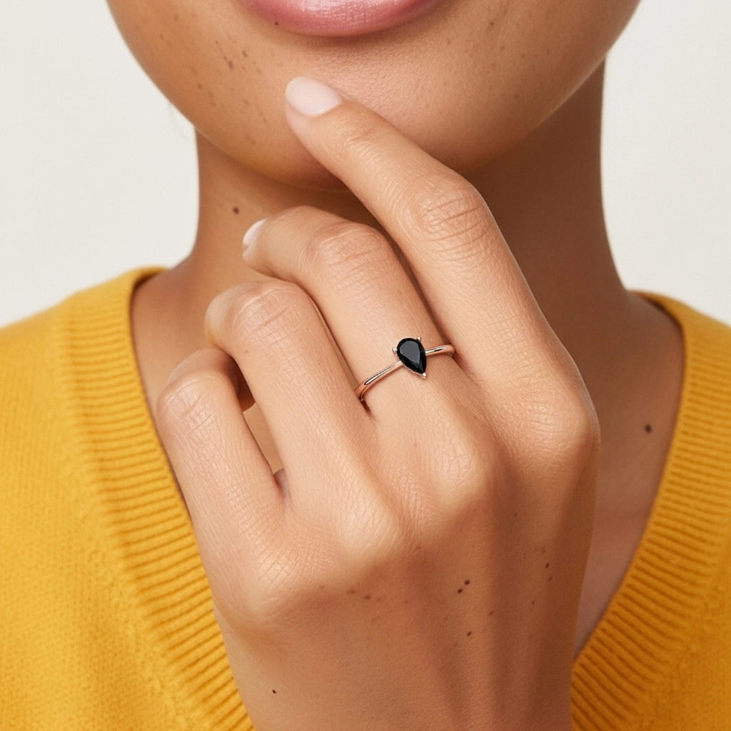 925 Sterling Silver Cubic Zirconia Engagement Ring