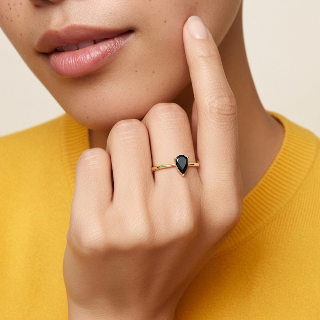 925 Sterling Silver Cubic Zirconia Engagement Ring