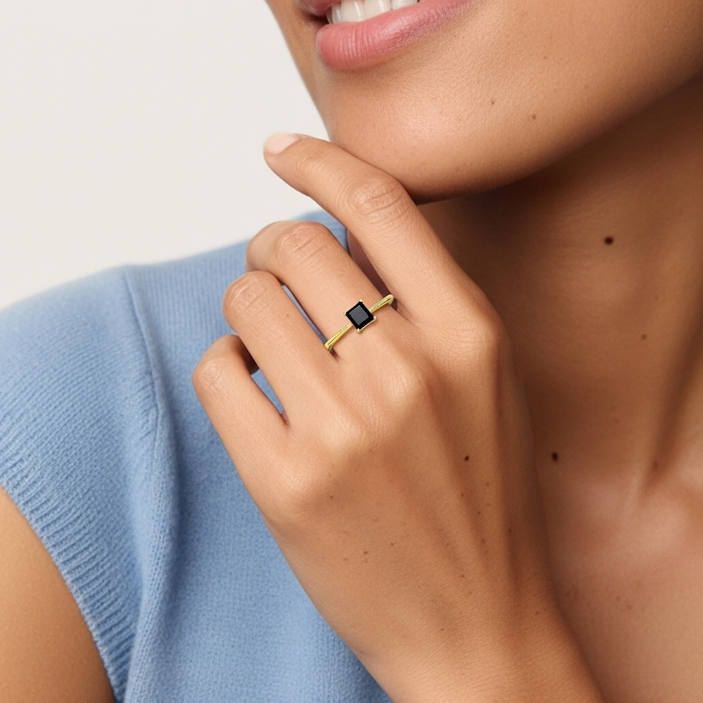 925 Sterling Silver Cubic Zirconia Engagement Ring