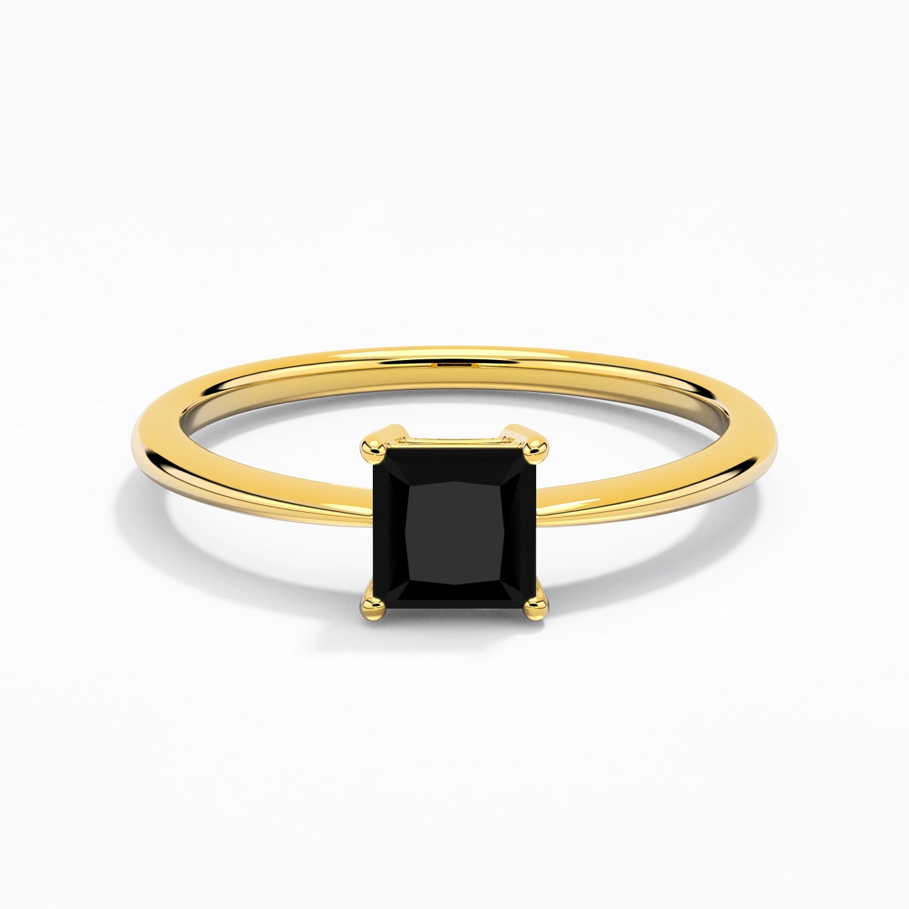 Argent sterling 925 Zircon cubique Bague de fiançailles