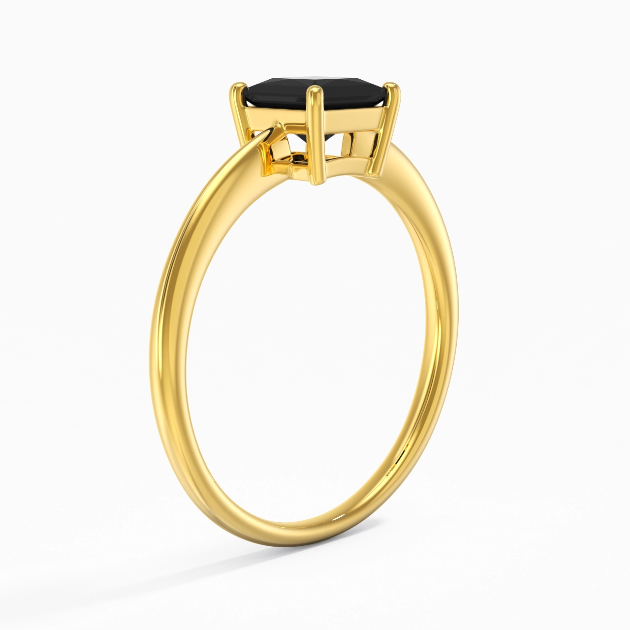 Argent sterling 925 Zircon cubique Bague de fiançailles