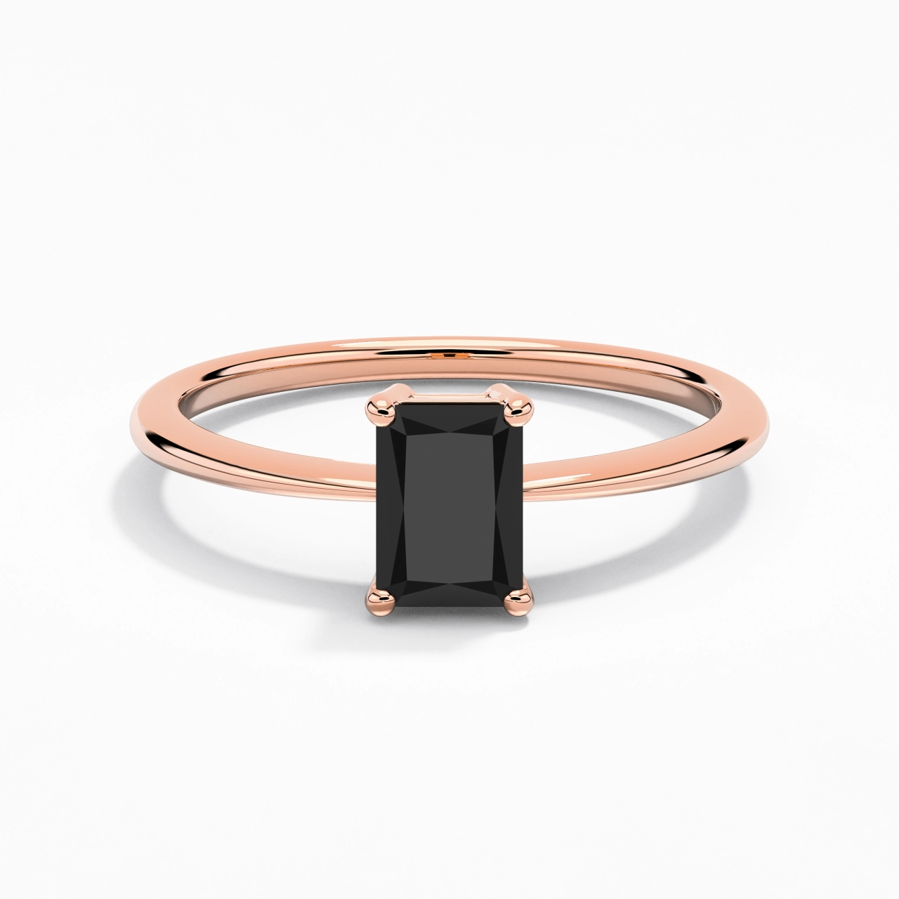 Argent sterling 925 Zircon cubique Bague de fiançailles