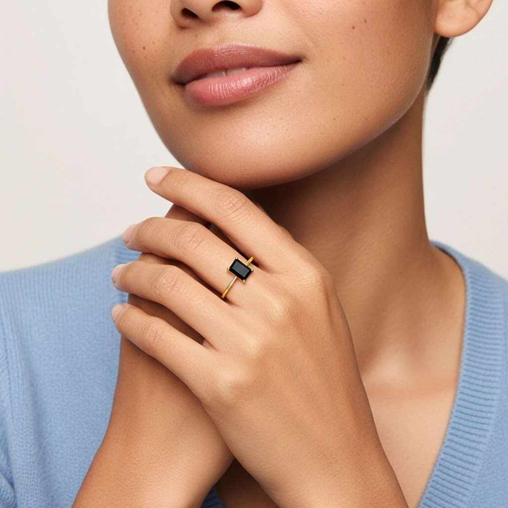 925 Sterling Silver Cubic Zirconia Engagement Ring