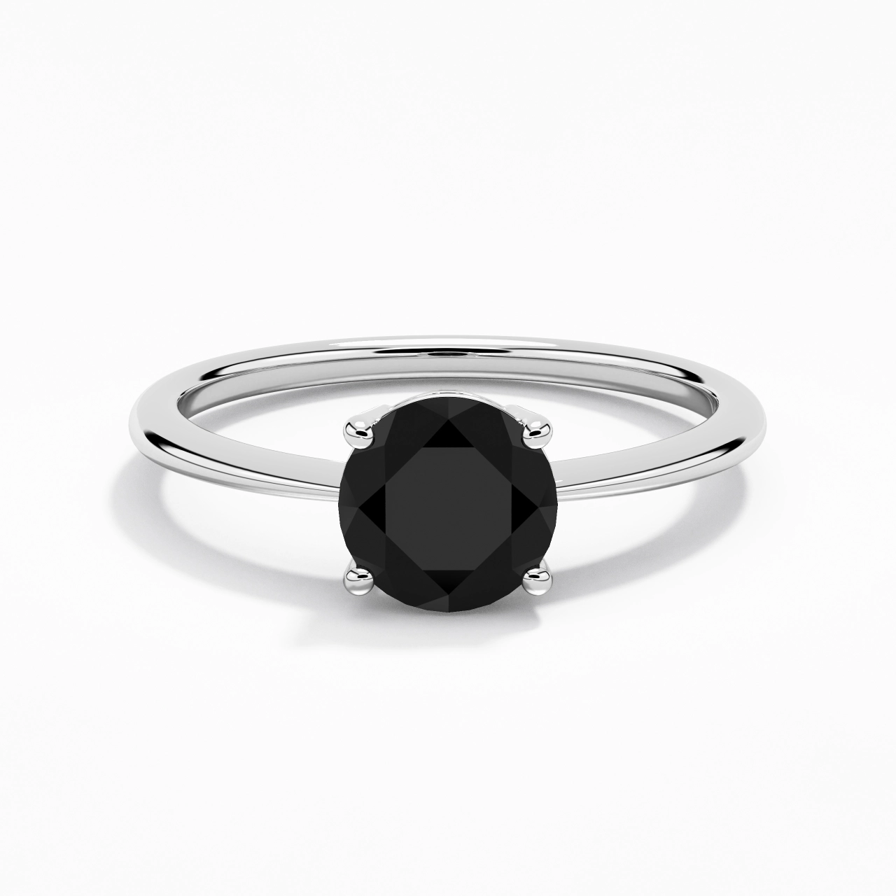 Argent sterling 925 Zircon cubique Bague de fiançailles