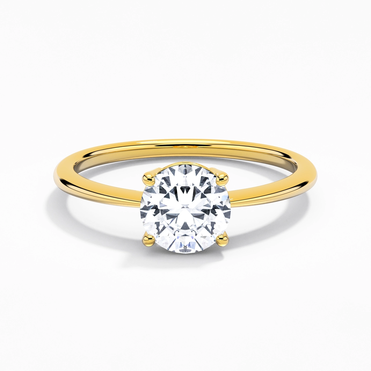 925 Sterling Silver Cubic Zirconia Engagement Ring