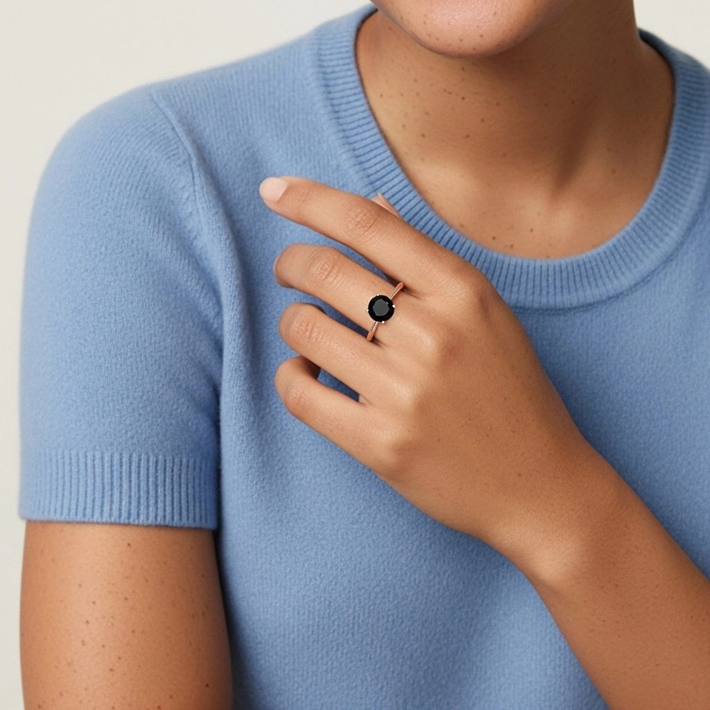 925 Sterling Silver Cubic Zirconia Engagement Ring