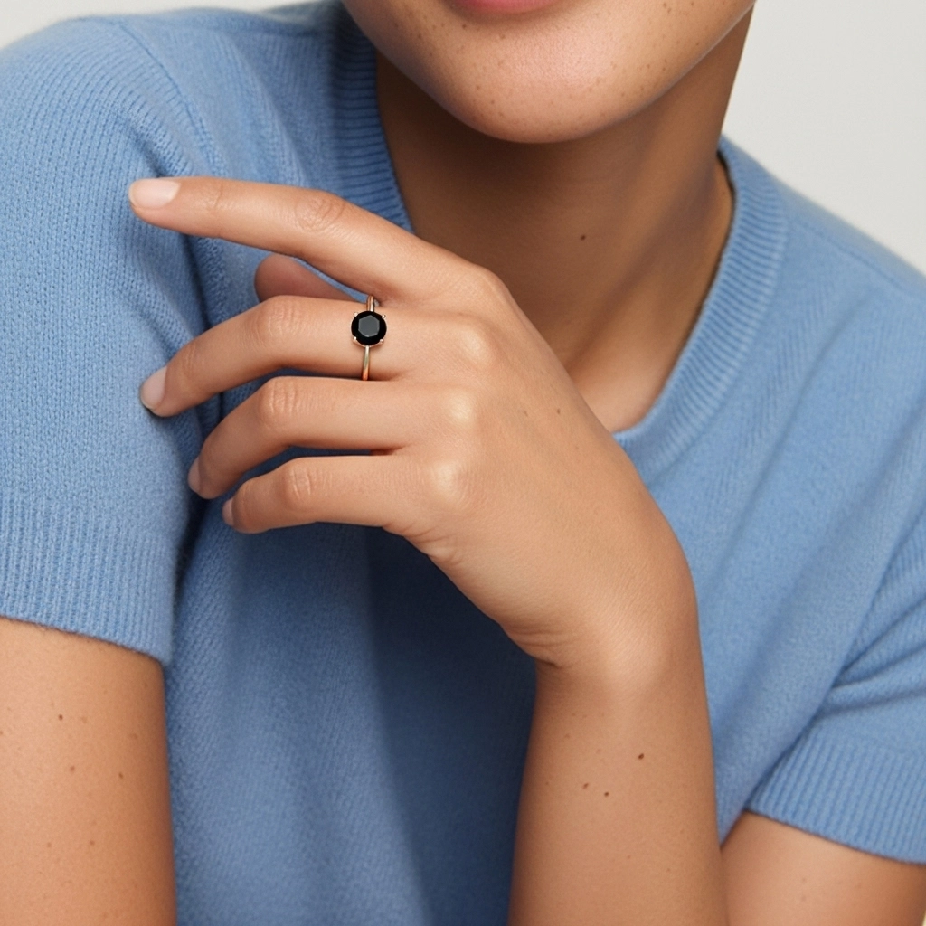 925 Sterling Silver Cubic Zirconia Engagement Ring