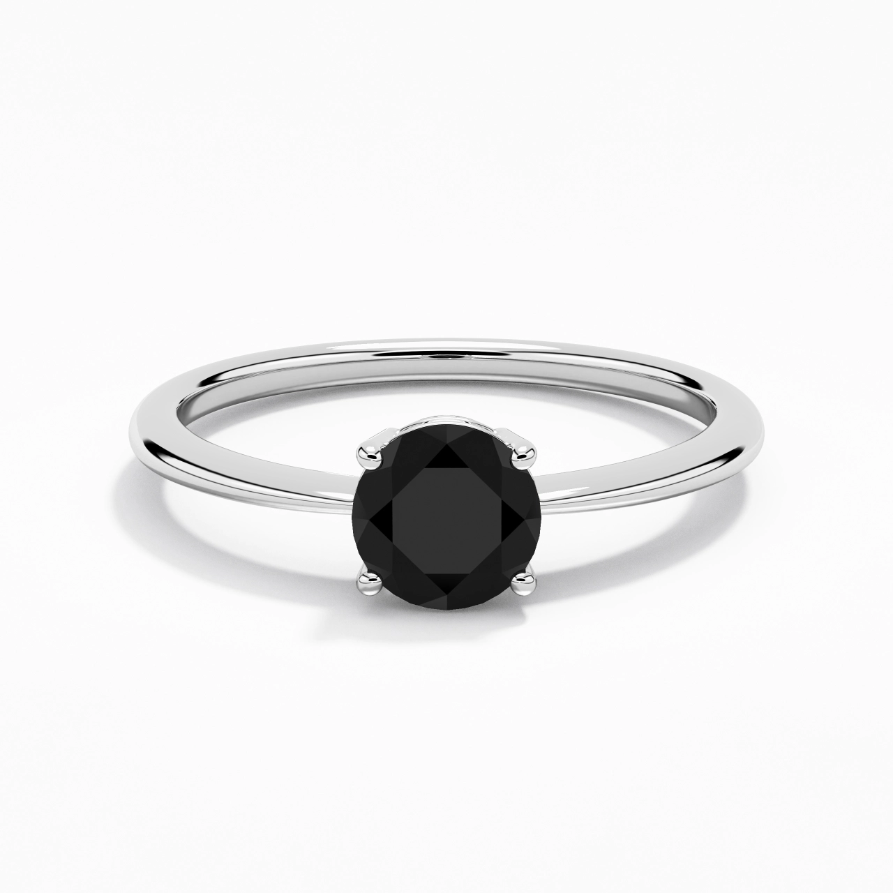 Argent sterling 925 Zircon cubique Bague de fiançailles