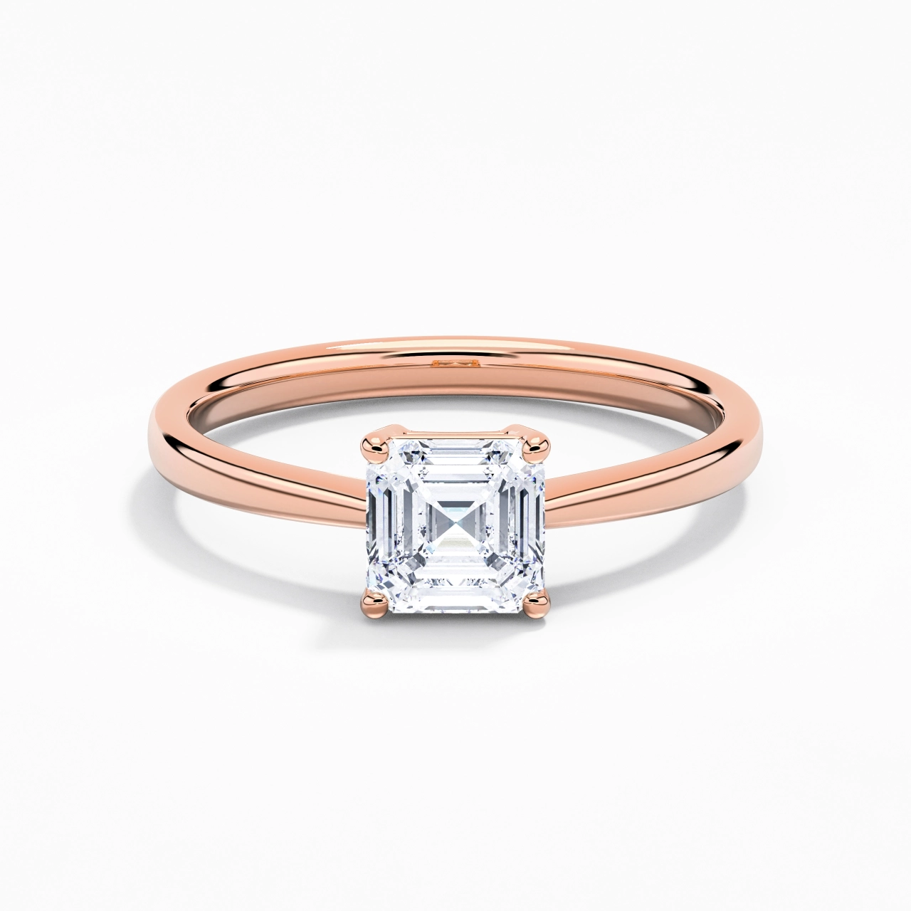 Solitaire Engagement Ring 1.00ct Moissanite