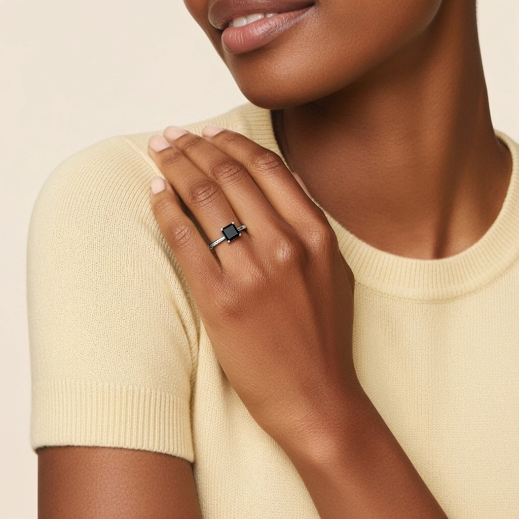 Solitaire Engagement Ring 1.00ct Cubic Zirconia