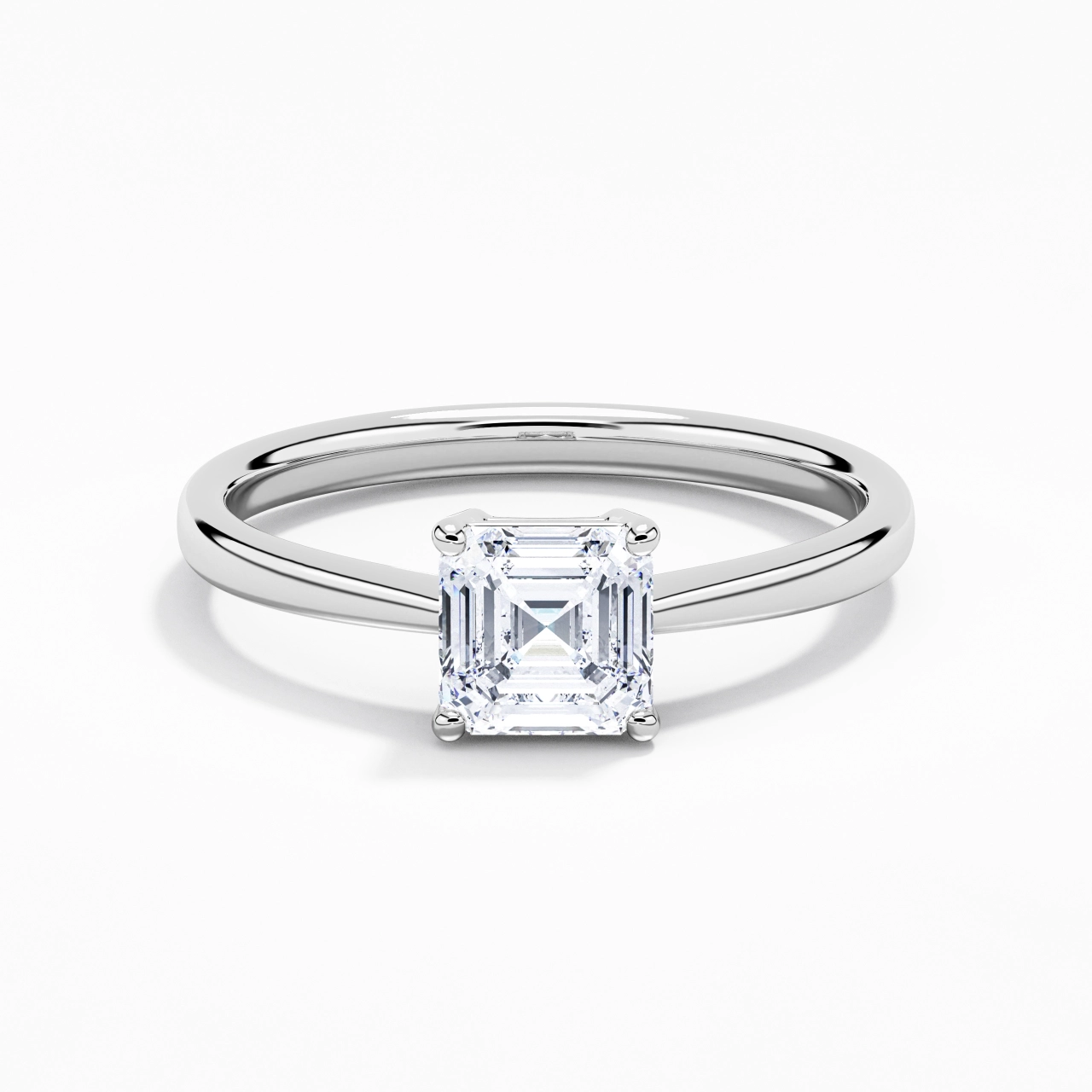 Solitaire Engagement Ring 1.00ct Moissanite