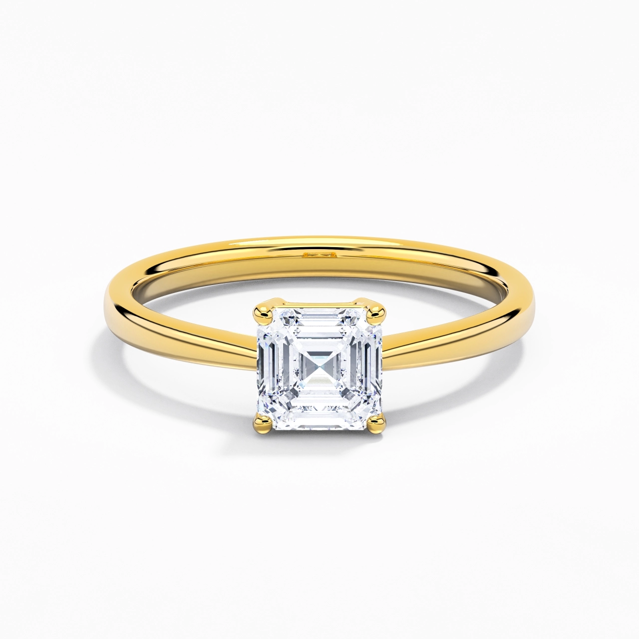 Solitaire Engagement Ring 1.00ct Moissanite