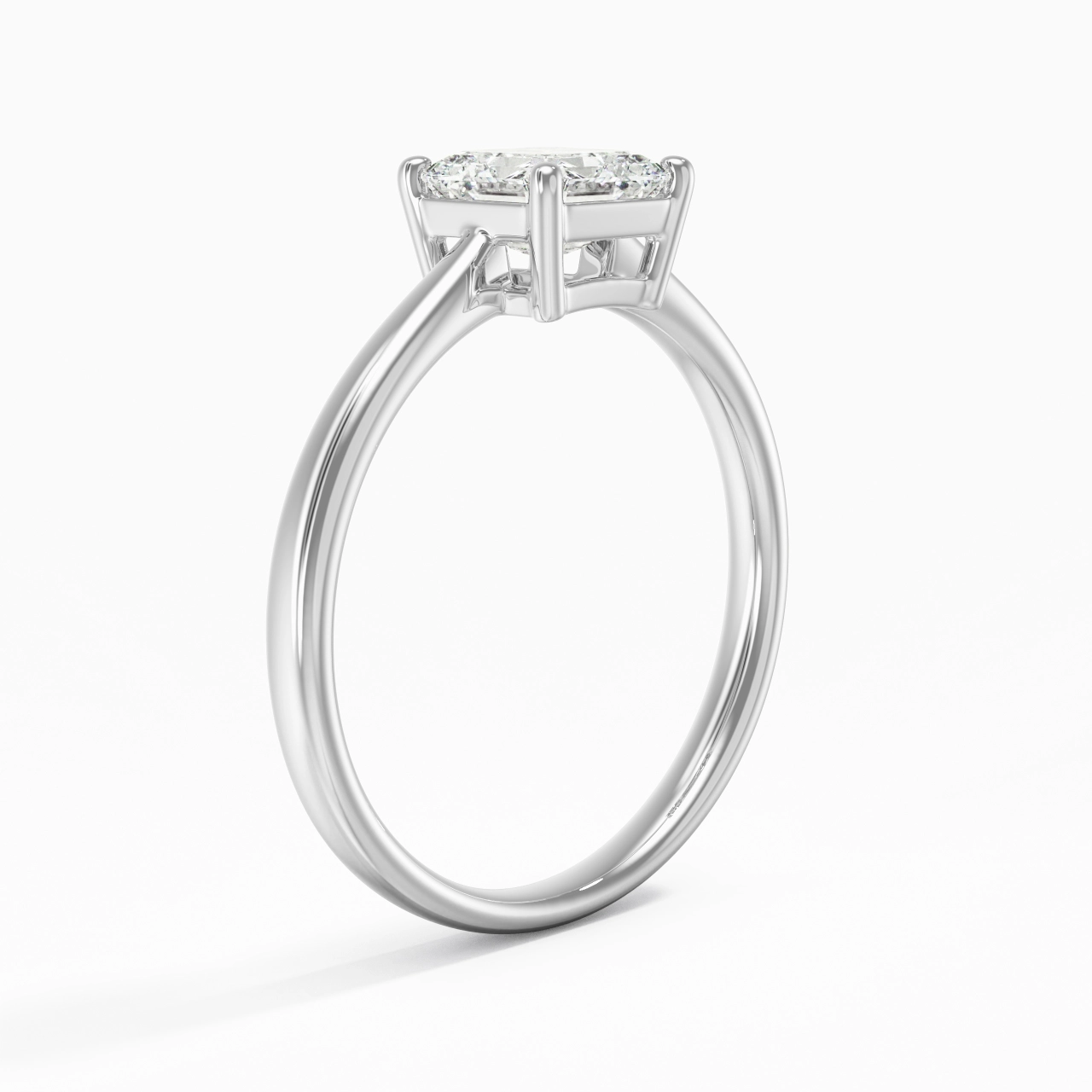 Solitaire Engagement Ring 1.00ct Moissanite