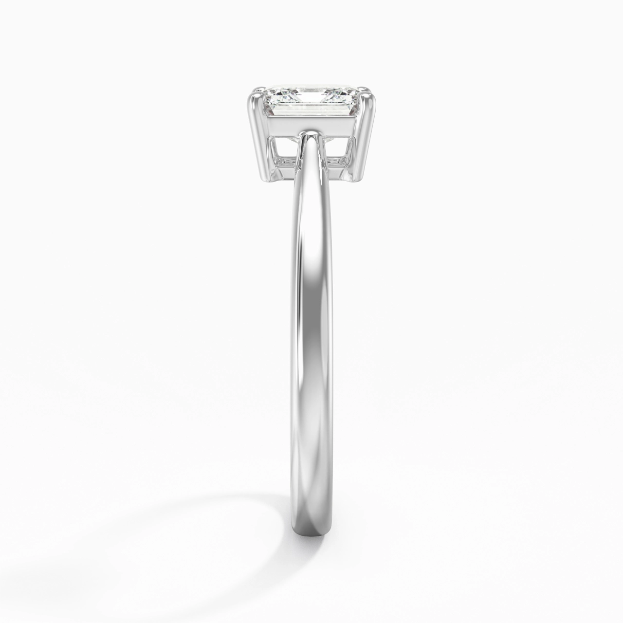 Solitaire Engagement Ring 1.00ct Moissanite