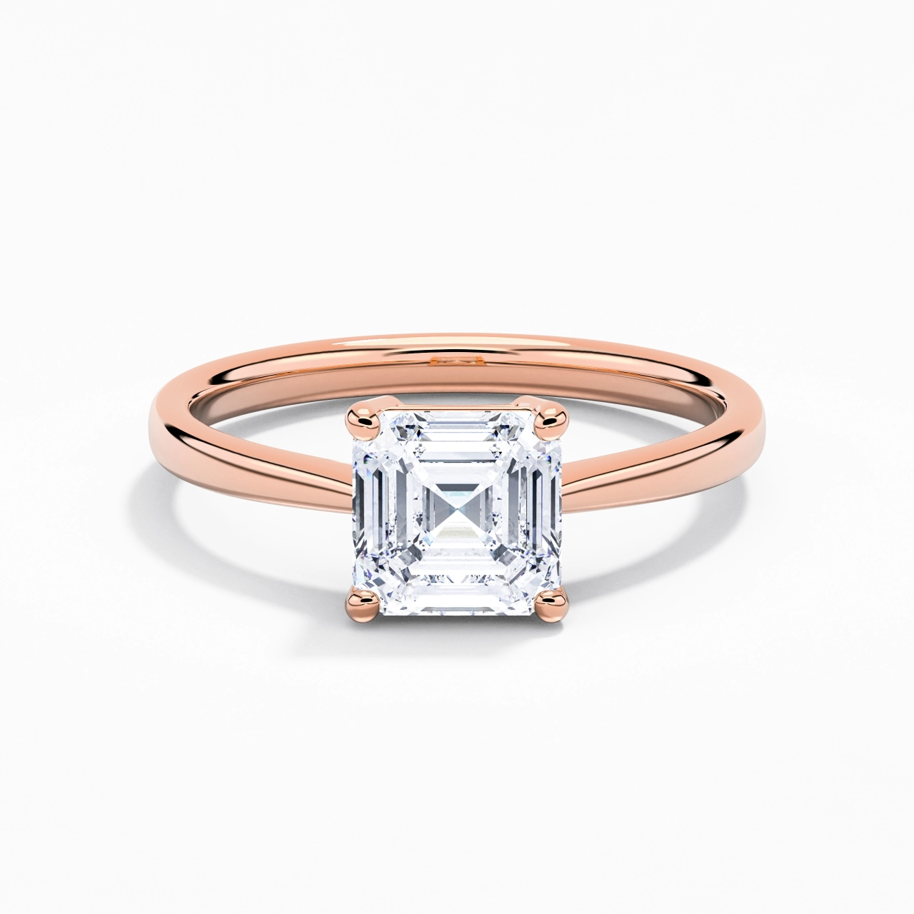 Solitaire Engagement Ring 2.00ct Moissanite