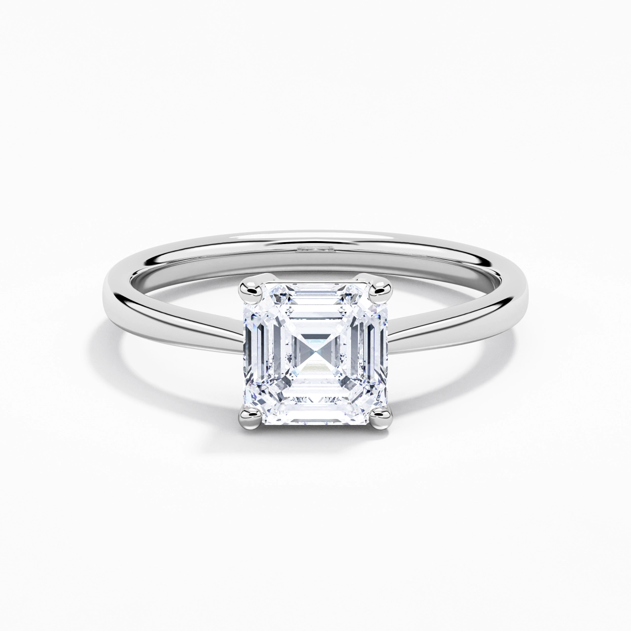 Solitaire Engagement Ring 2.00ct Moissanite