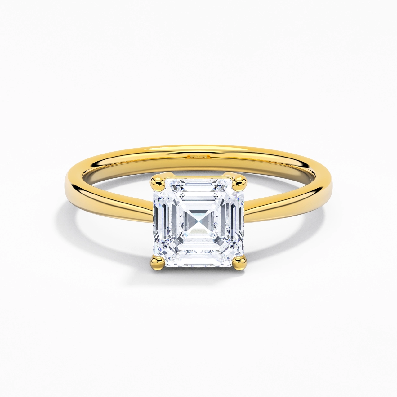 Solitaire Engagement Ring 2.00ct Moissanite