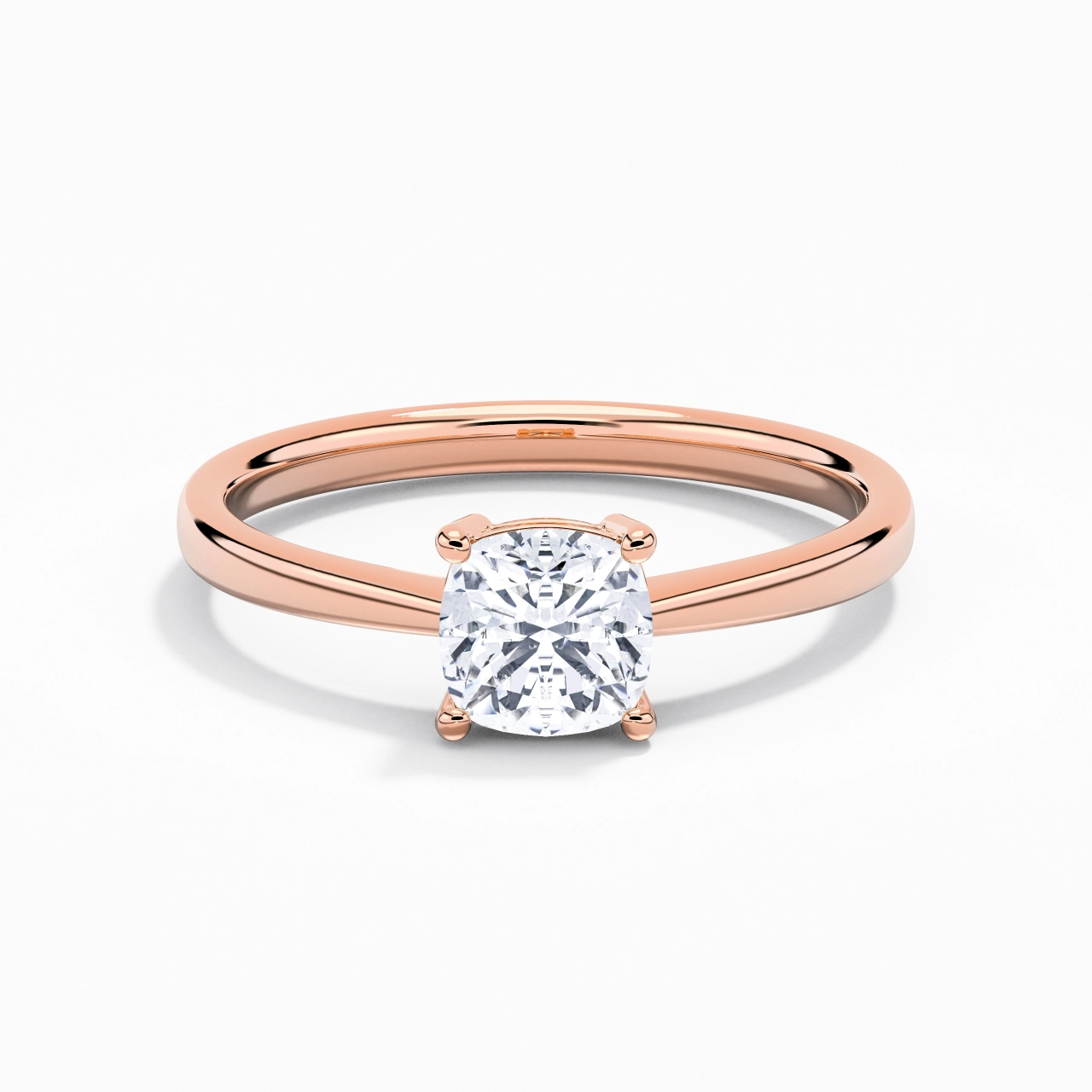 Solitaire Engagement Ring 1.00ct Moissanite