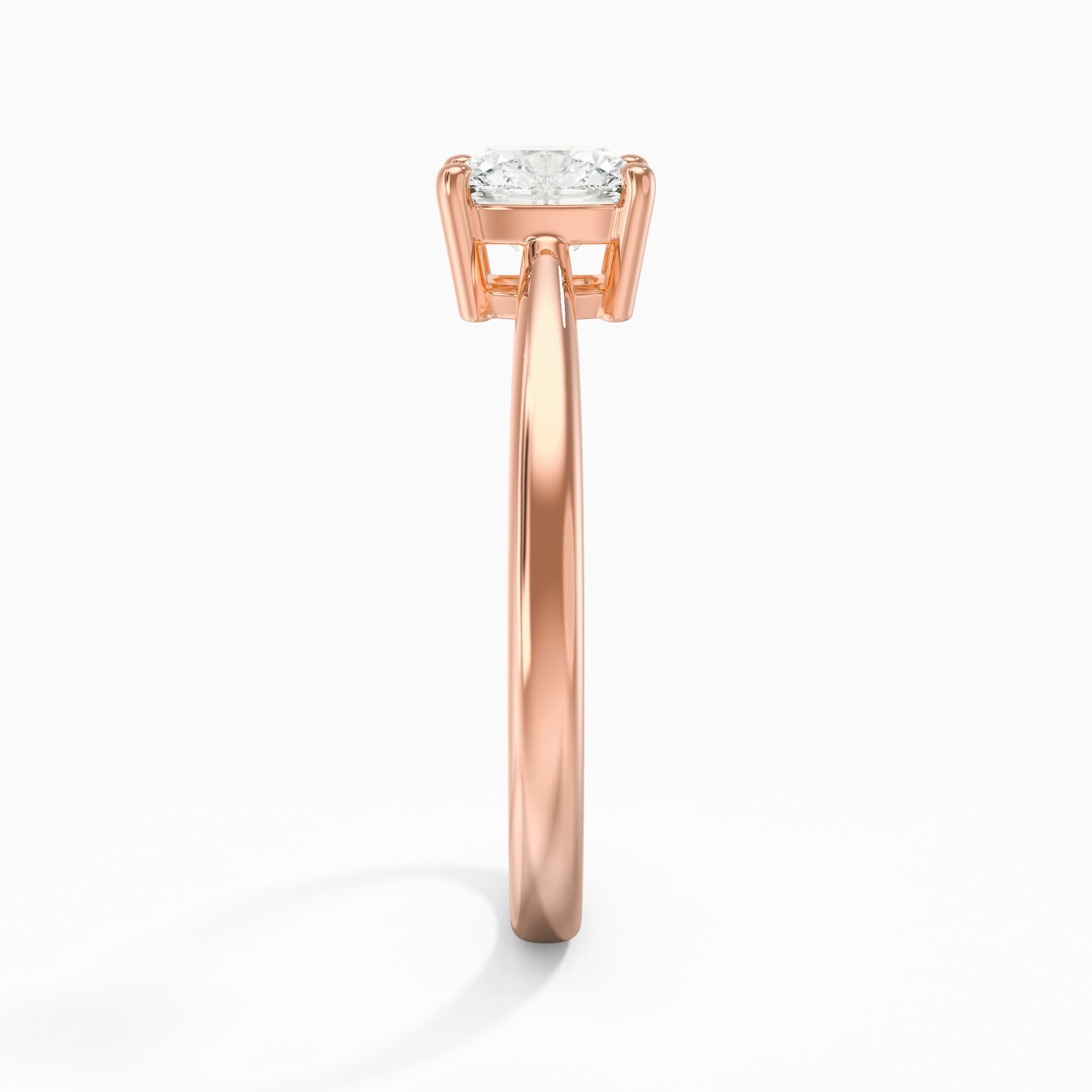 Solitaire Engagement Ring 1.00ct Moissanite