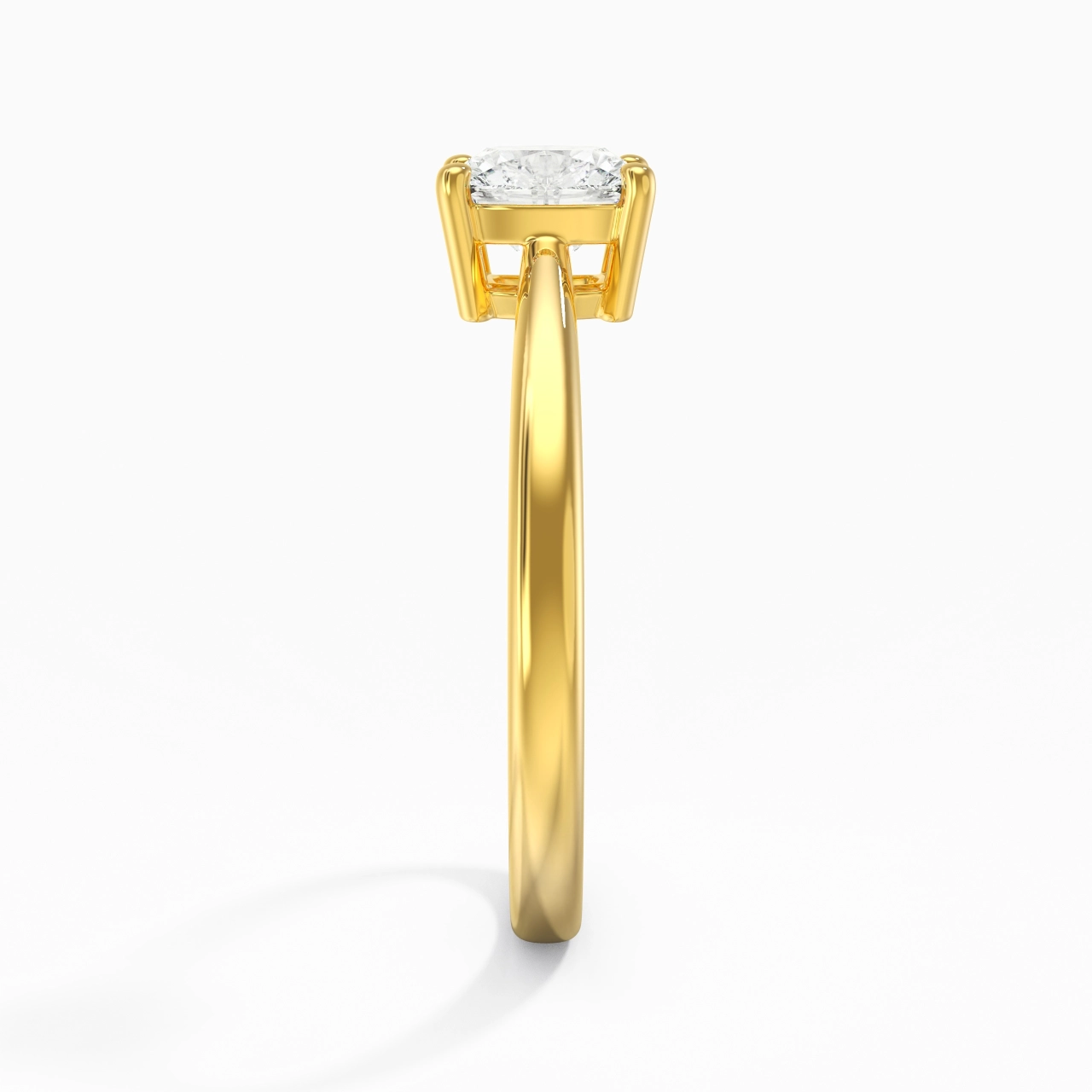 Solitaire Engagement Ring 1.00ct Moissanite
