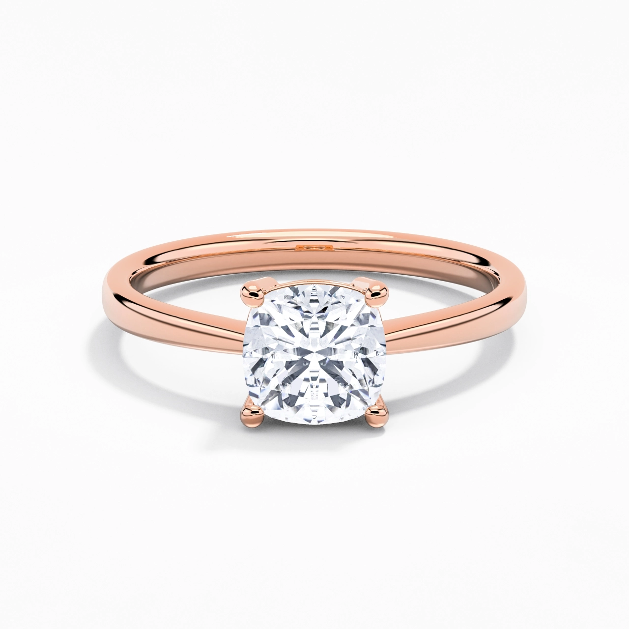 Solitaire Engagement Ring 2.00ct Moissanite