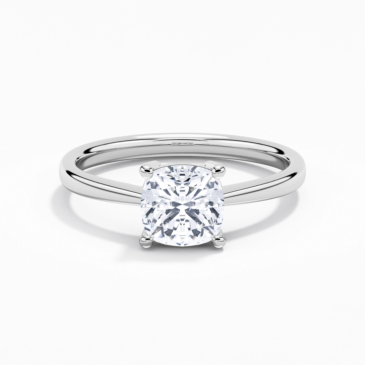 Solitaire Engagement Ring 2.00ct Moissanite