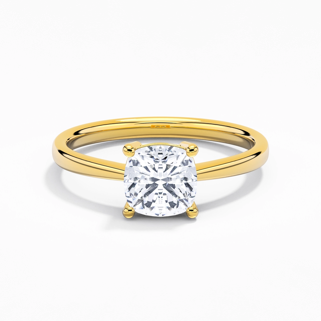 Solitaire Engagement Ring 2.00ct Moissanite