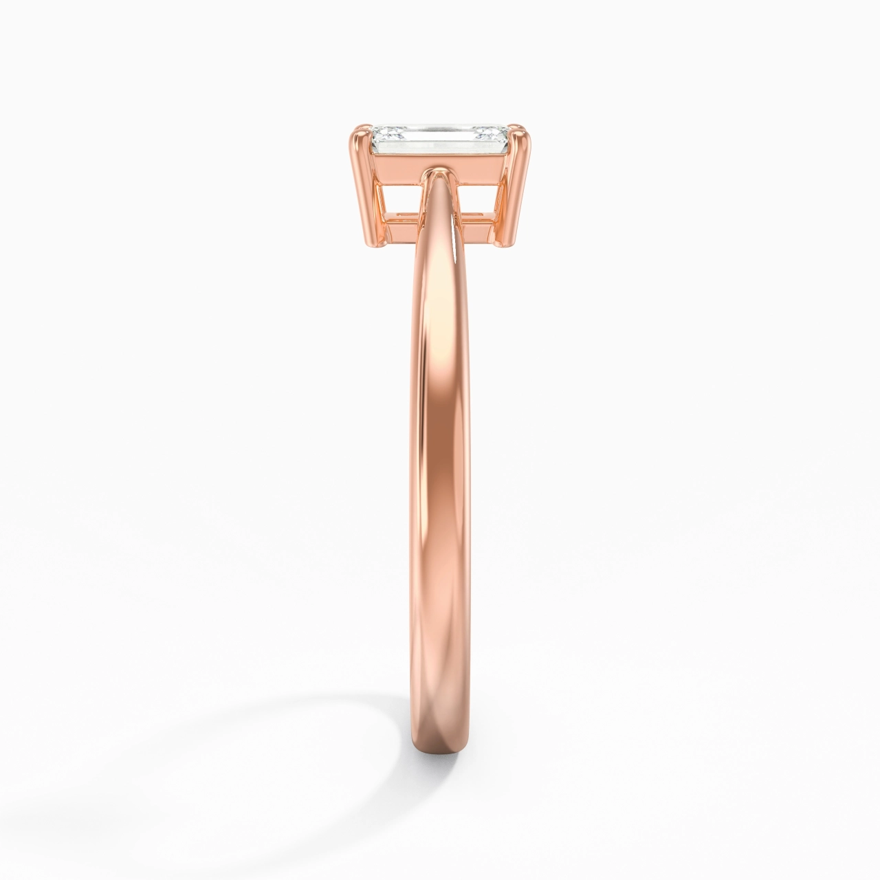 Solitaire Engagement Ring 0.80ct Moissanite