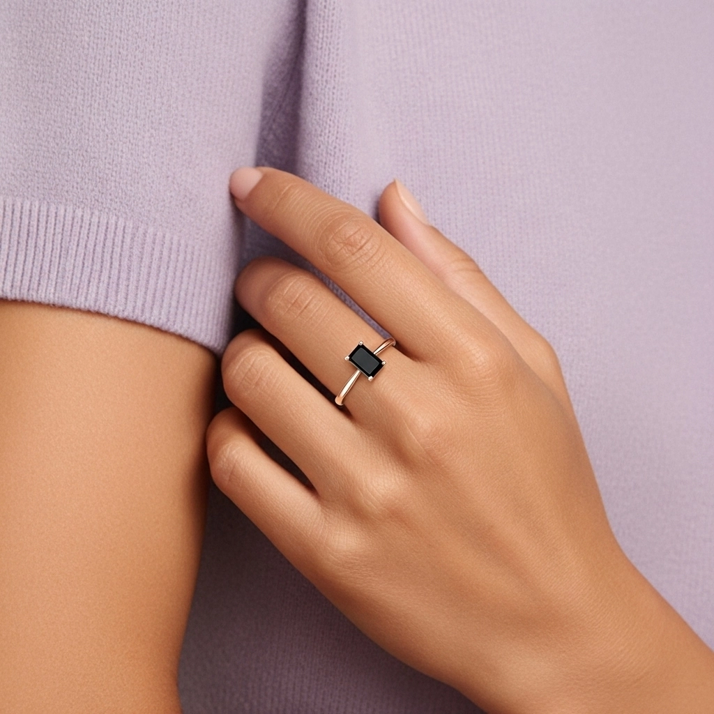 Solitaire Engagement Ring 1.00ct Cubic Zirconia