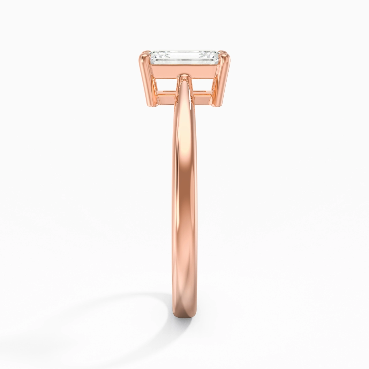 Solitaire Engagement Ring 1.00ct Moissanite